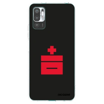 Picasee silikonový průhledný obal pro Xiaomi Redmi Note 10 5G - Le Plastenciaga
