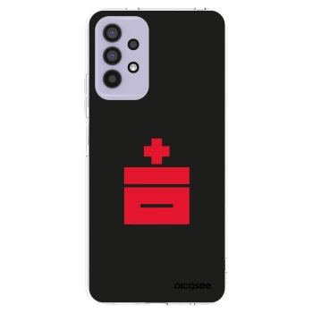 Picasee silikonový průhledný obal pro Samsung Galaxy A32 4G SM-A325F - Le Plastenciaga