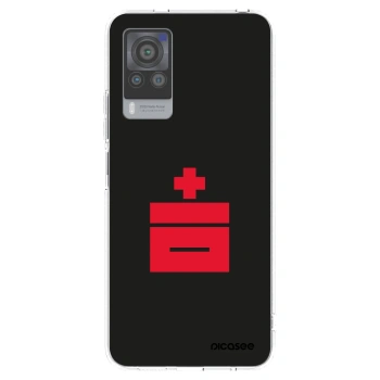 Picasee silikonový průhledný obal pro Vivo X60 Pro 5G - Le Plastenciaga