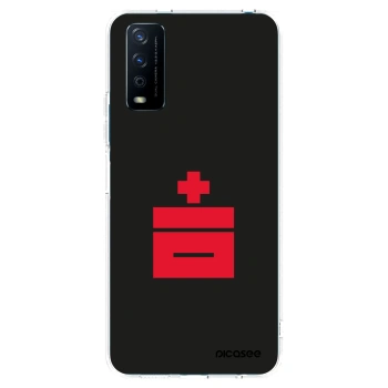 Picasee silikonový průhledný obal pro Vivo Y11s - Le Plastenciaga