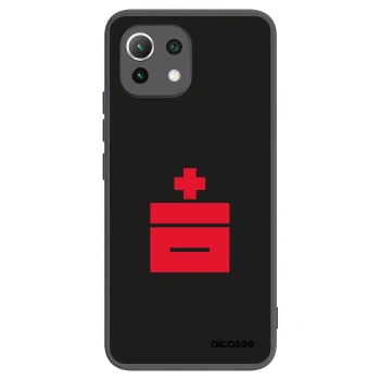 Picasee silikonový černý obal pro Xiaomi 11 Lite 5G NE - Le Plastenciaga