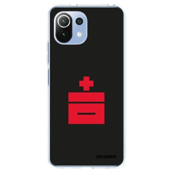 Picasee silikonový průhledný obal pro Xiaomi 11 Lite 5G NE - Le Plastenciaga