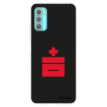 Picasee silikonový průhledný obal pro Motorola Moto G60 - Le Plastenciaga