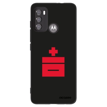 Picasee silikonový černý obal pro Motorola Moto G60 - Le Plastenciaga