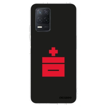 Picasee silikonový průhledný obal pro Realme 8 5G - Le Plastenciaga