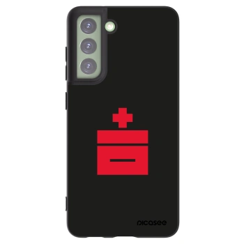 Picasee silikonový černý obal pro Samsung Galaxy S21 FE 5G - Le Plastenciaga