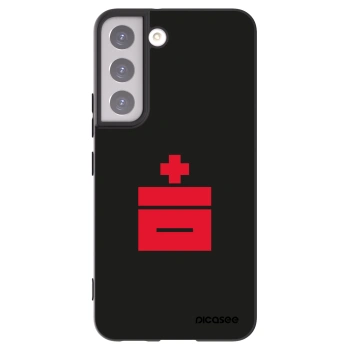Picasee silikonový černý obal pro Samsung Galaxy S22 5G - Le Plastenciaga