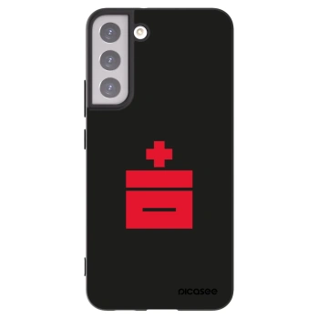 Picasee silikonový černý obal pro Samsung Galaxy S22+ 5G - Le Plastenciaga