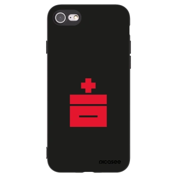 Picasee silikonový černý obal pro Apple iPhone SE 2022 - Le Plastenciaga