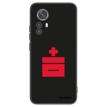 Picasee silikonový černý obal pro Xiaomi 12 Pro - Le Plastenciaga