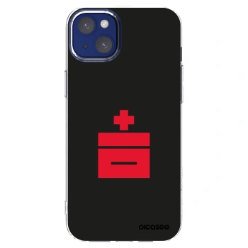 Picasee silikonový průhledný obal pro Apple iPhone 14 Plus - Le Plastenciaga