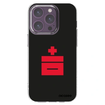 Picasee silikonový průhledný obal pro Apple iPhone 14 Pro - Le Plastenciaga