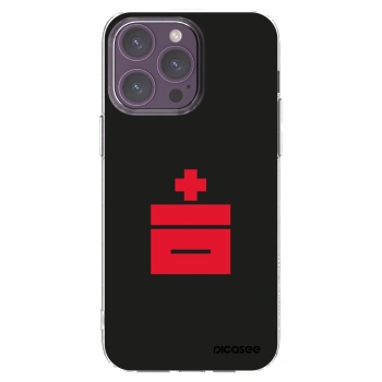 Picasee silikonový průhledný obal pro Apple iPhone 14 Pro Max - Le Plastenciaga