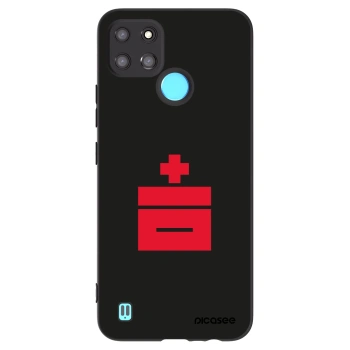 Picasee silikonový černý obal pro Realme C21Y - Le Plastenciaga