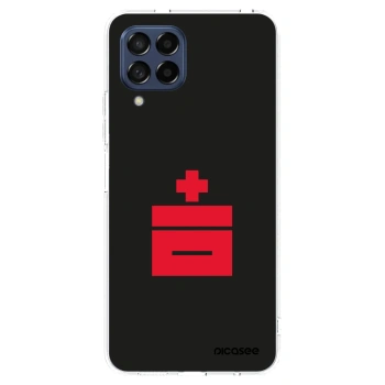 Picasee silikonový průhledný obal pro Samsung Galaxy M53 5G - Le Plastenciaga