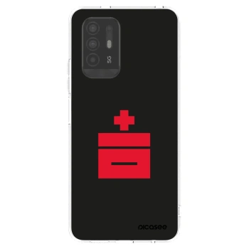 Picasee silikonový průhledný obal pro OPPO A94 5G - Le Plastenciaga