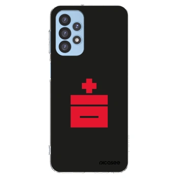 Picasee silikonový průhledný obal pro Samsung Galaxy A23 A235F 4G - Le Plastenciaga