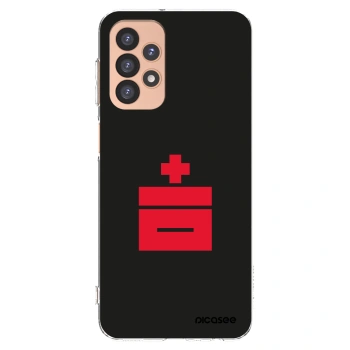 Picasee silikonový průhledný obal pro Samsung Galaxy A23 A236B 5G - Le Plastenciaga