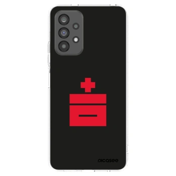 Picasee silikonový průhledný obal pro Samsung Galaxy A73 5G - Le Plastenciaga