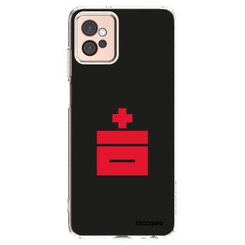 Picasee silikonový průhledný obal pro Motorola Moto G32 - Le Plastenciaga