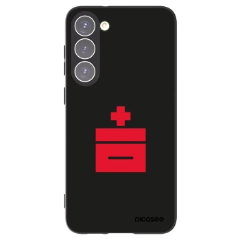 Picasee silikonový černý obal pro Samsung Galaxy S23+ 5G - Le Plastenciaga