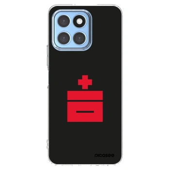 Picasee silikonový průhledný obal pro Honor X8 5G - Le Plastenciaga