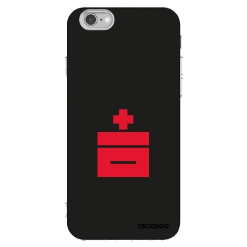 Picasee silikonový průhledný obal pro Apple iPhone 6/6S - Le Plastenciaga