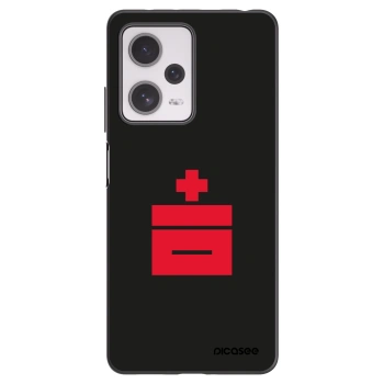 Picasee silikonový černý obal pro Xiaomi Redmi Note 12 Pro+ 5G - Le Plastenciaga