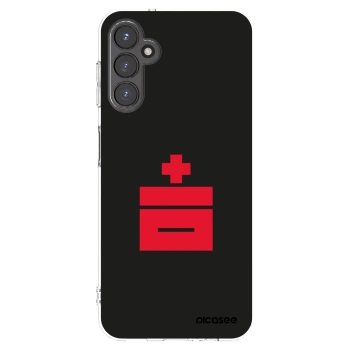 Picasee silikonový průhledný obal pro Samsung Galaxy A14 4G A145R - Le Plastenciaga