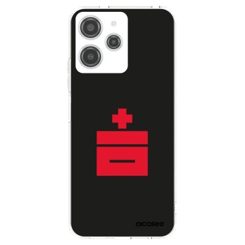 Picasee silikonový průhledný obal pro Xiaomi Redmi 12 4G - Le Plastenciaga