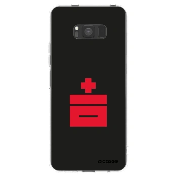 Picasee silikonový průhledný obal pro Samsung Galaxy S8 G950F - Le Plastenciaga