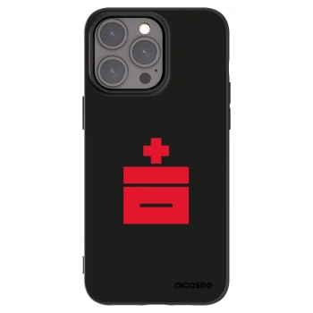 Picasee silikonový černý obal pro Apple iPhone 15 Pro Max - Le Plastenciaga