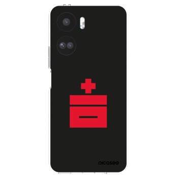 Picasee silikonový průhledný obal pro Honor 90 Lite 5G - Le Plastenciaga