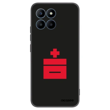 Picasee silikonový černý obal pro Honor 70 Lite - Le Plastenciaga