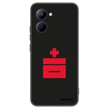Picasee silikonový černý obal pro Realme C33 (2023) - Le Plastenciaga
