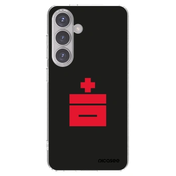 Picasee silikonový průhledný obal pro Samsung Galaxy S24 S921B 5G - Le Plastenciaga