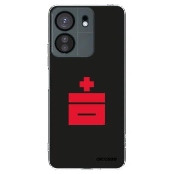 Picasee silikonový průhledný obal pro Xiaomi Redmi 13C 4G - Le Plastenciaga