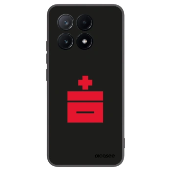 Picasee silikonový černý obal pro Xiaomi Poco X6 Pro - Le Plastenciaga