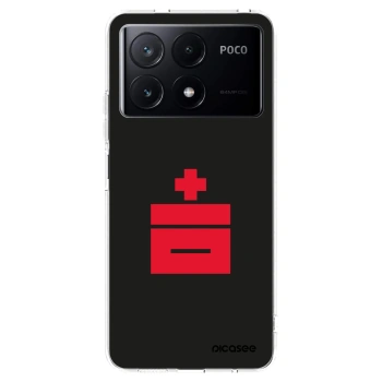 Picasee silikonový průhledný obal pro Xiaomi Poco X6 Pro - Le Plastenciaga