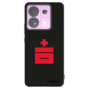 Picasee silikonový černý obal pro Xiaomi Redmi Note 13 Pro 5G - Le Plastenciaga