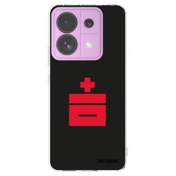 Picasee silikonový průhledný obal pro Xiaomi Redmi Note 13 Pro 5G - Le Plastenciaga