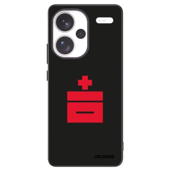 Picasee silikonový černý obal pro Xiaomi Redmi Note 13 Pro+ 5G - Le Plastenciaga