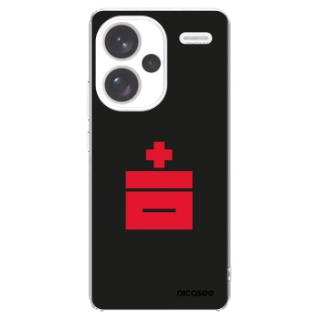 Picasee silikonový průhledný obal pro Xiaomi Redmi Note 13 Pro+ 5G - Le Plastenciaga