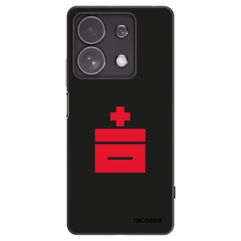 Picasee silikonový černý obal pro Xiaomi Redmi Note 13 Pro 4G - Le Plastenciaga