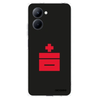 Picasee silikonový průhledný obal pro Realme C33 (2023) - Le Plastenciaga