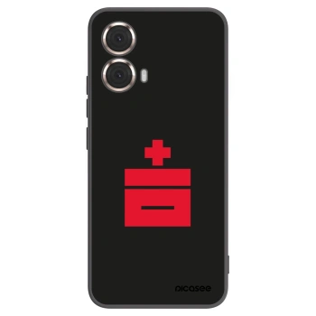 Picasee silikonový černý obal pro Motorola Moto G85 - Le Plastenciaga