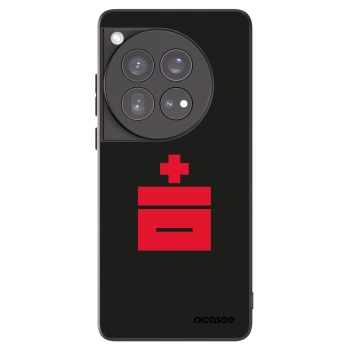 Picasee silikonový černý obal pro OnePlus 12 5G - Le Plastenciaga