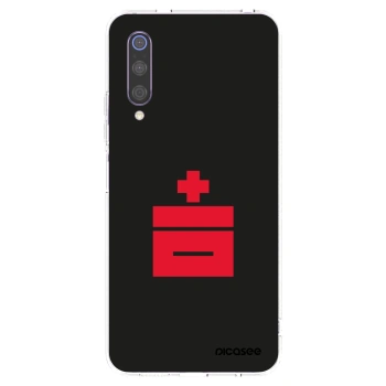 Picasee silikonový průhledný obal pro Xiaomi Mi 9 - Le Plastenciaga