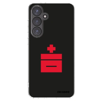 Picasee silikonový průhledný obal pro Samsung Galaxy S24 FE S721B - Le Plastenciaga