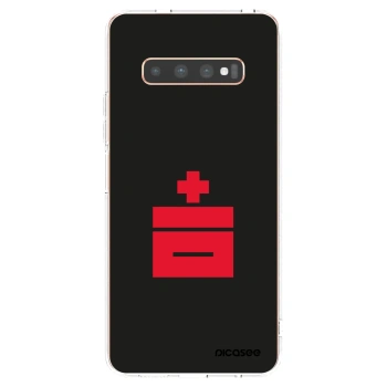 Picasee silikonový průhledný obal pro Samsung Galaxy S10 Plus G975 - Le Plastenciaga